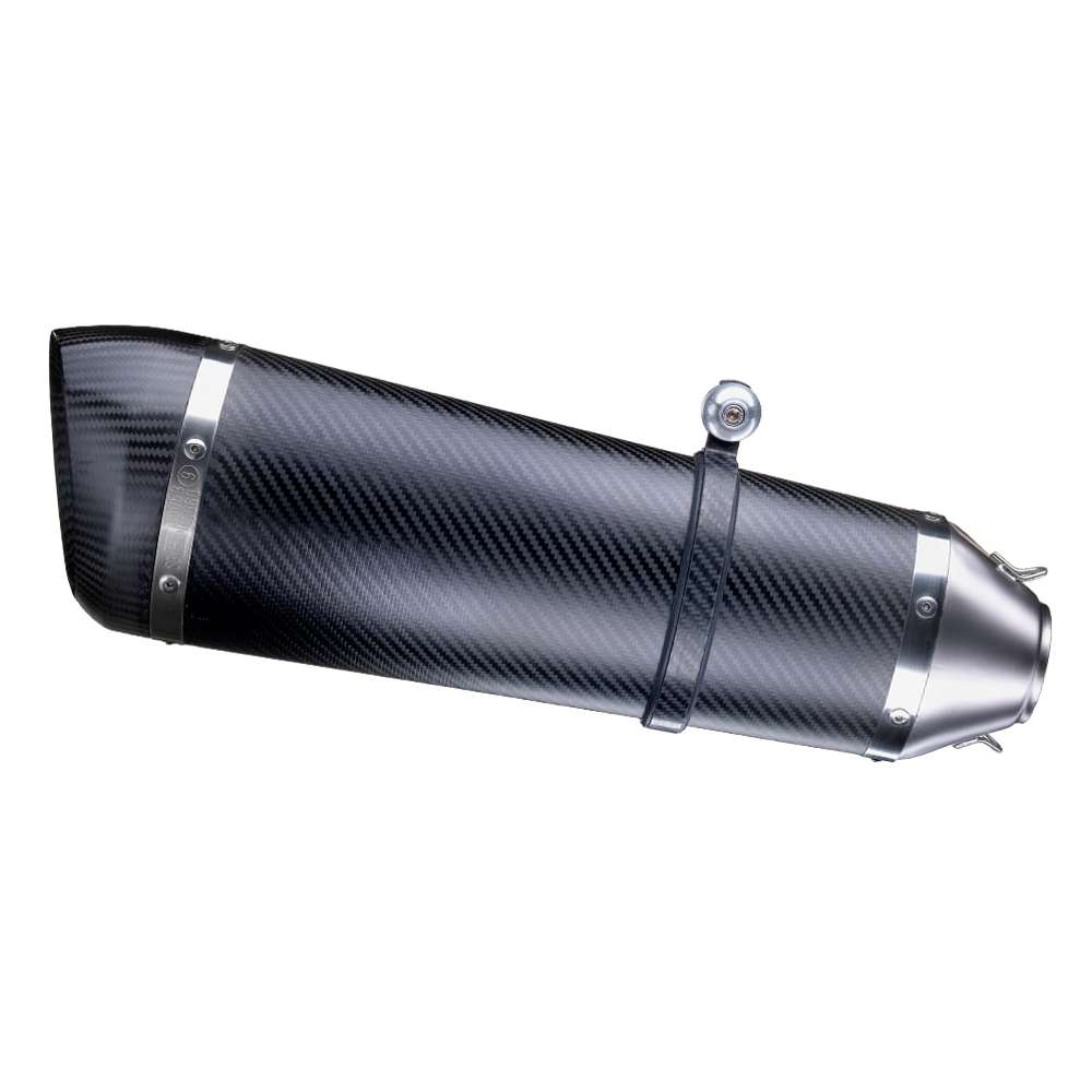 Exosto Adaptable Leovince Factory-S Ø54 L=350 Carbono