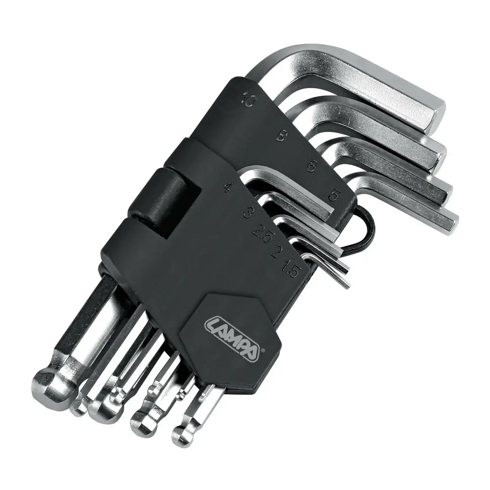 [66003] Juego Llaves Hexagonales Macho Lampa x9