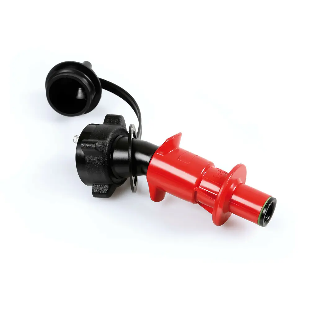 Trasvasador con sistema de protección para bidones lampa