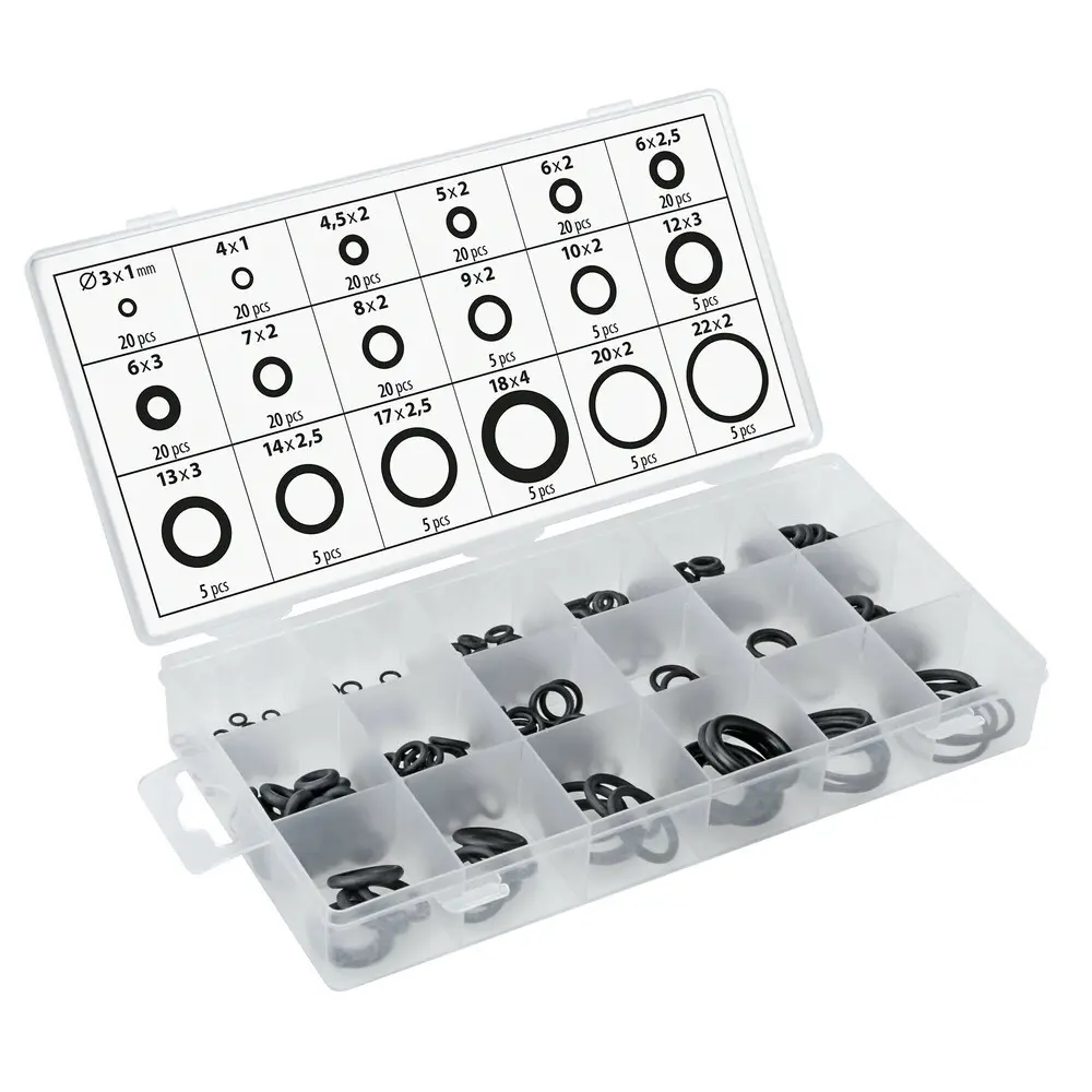 Caja O-Rings surtido Lampa ( 225 piezas -18 tamaños)