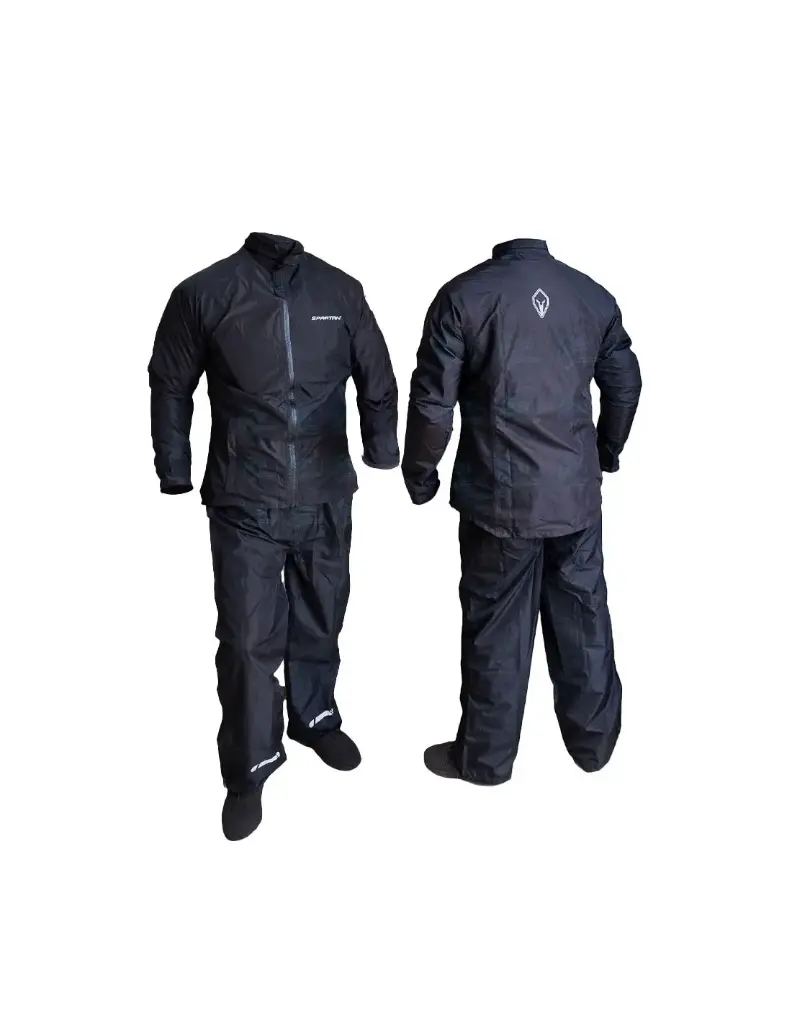 [IMP-SPT-N-ULTR-S] Conjunto Impermeable Hombre Spartan Ultra Negro (S)