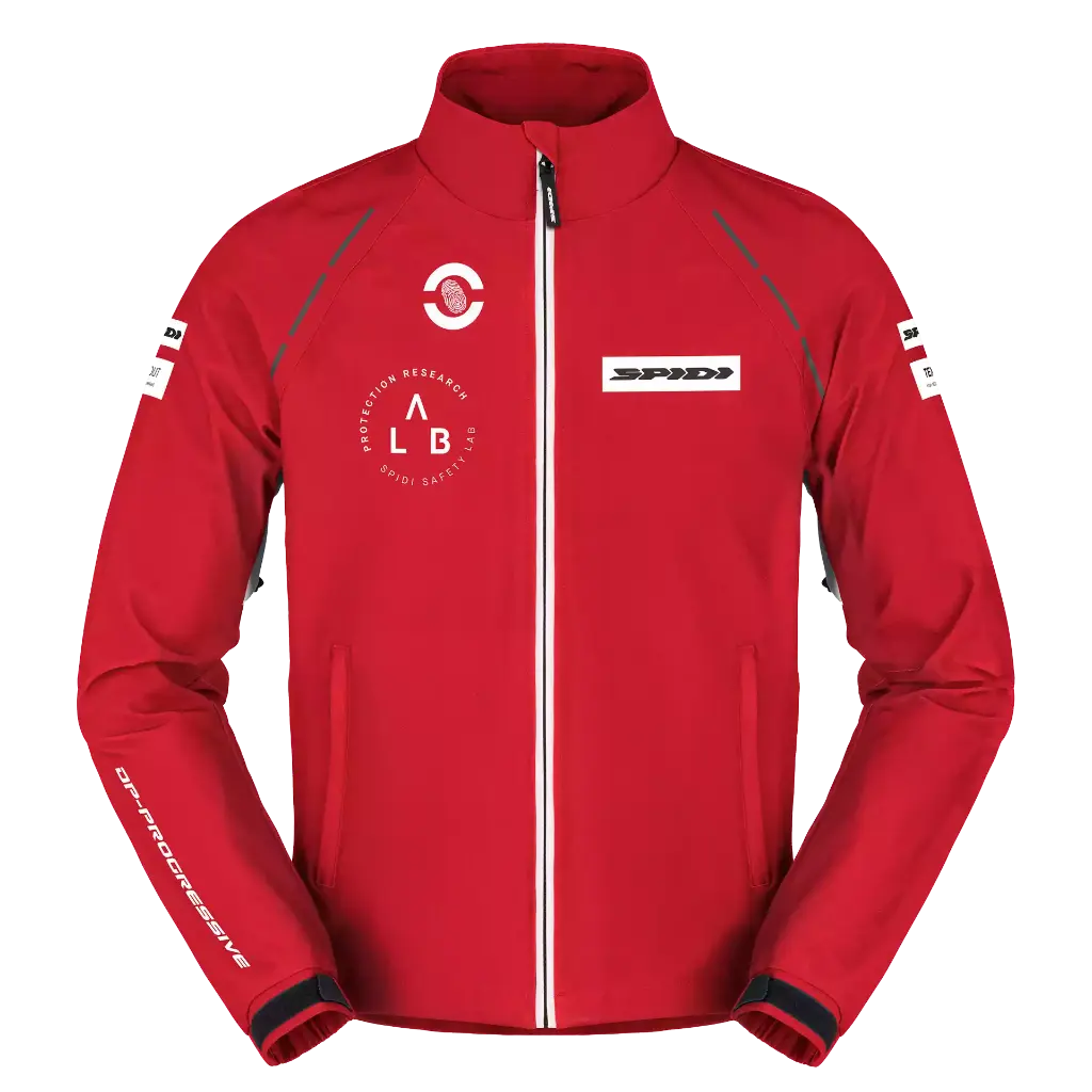 Chaqueta Proteccion Spidi Pit Lane Racing Rojo