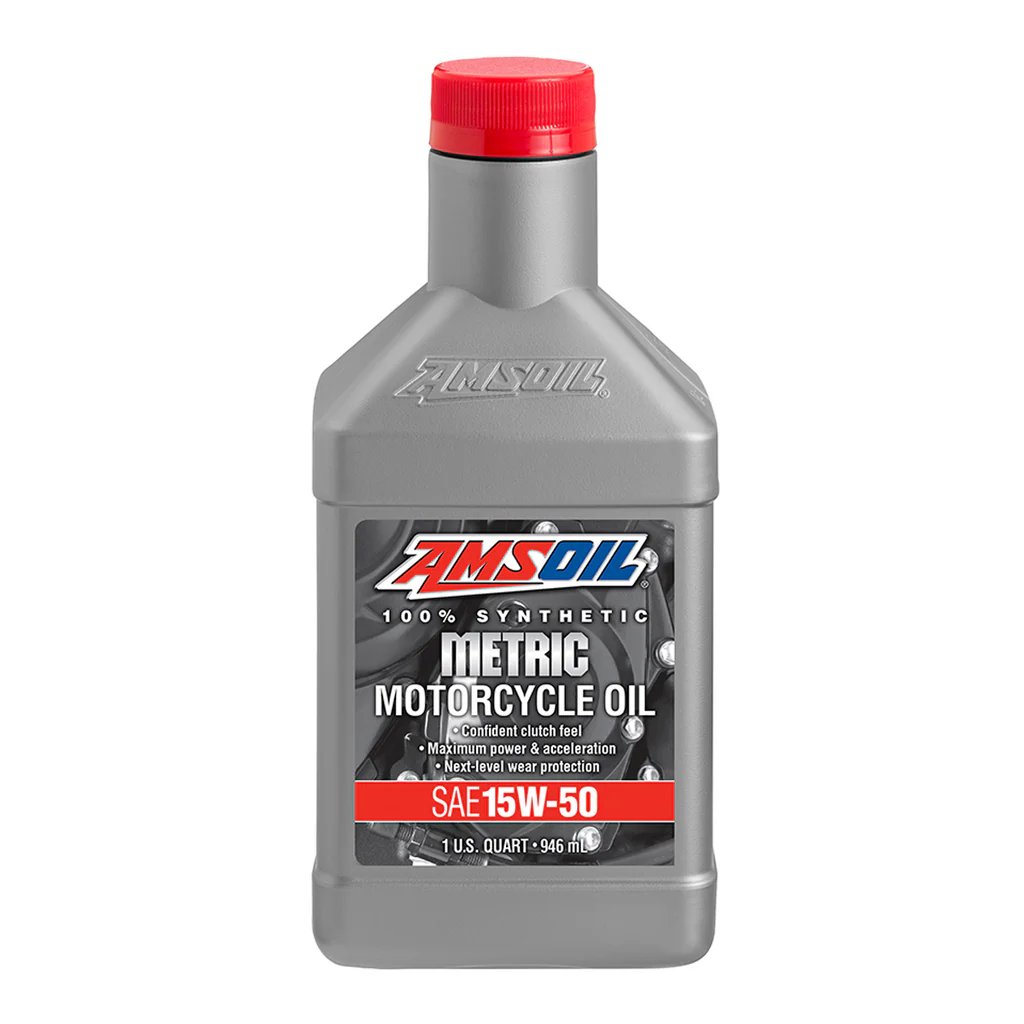 Aceite Amsoil 15W50 100% Metric Sintetico X 1L Para Motocicleta