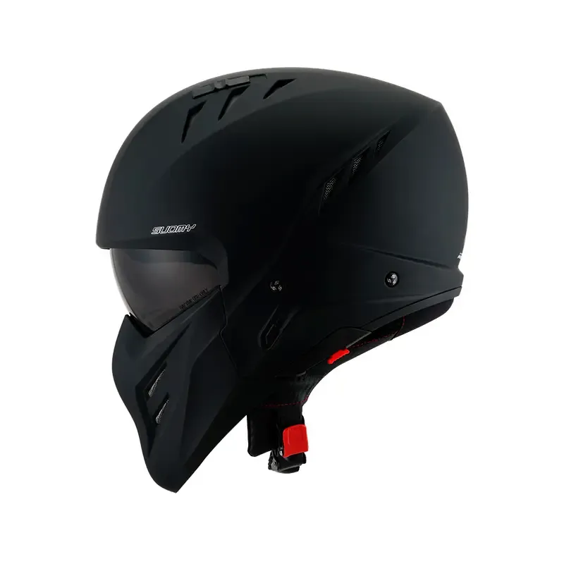 Casco Abierto Somy Armor Negro Plano Matte ECE/2206