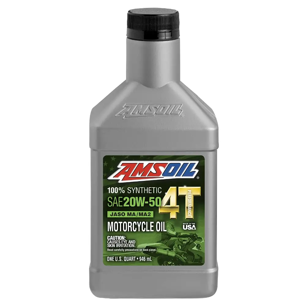 Aceite Amsoil 20W50 100% Sintetico SAE X 0.95L Para Motocicleta