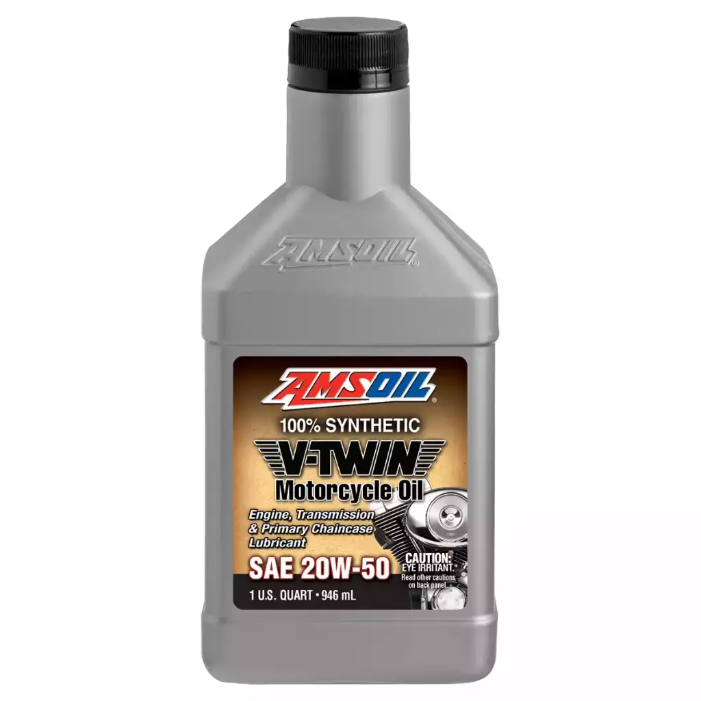 Aceite Amsoil 20W50 100% Sintetico V-Twin X 0.95L Para Motocicleta