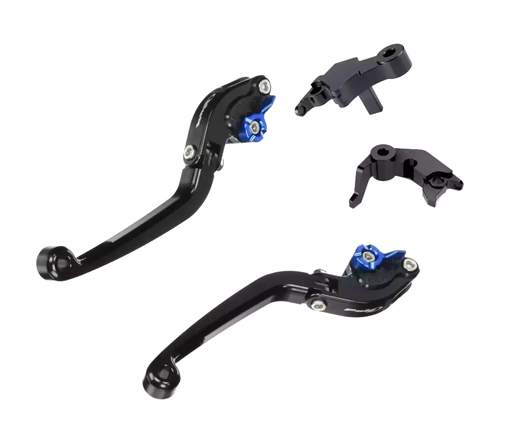 [21561N+9783N+110NA+210NA] Kit Maniguetas Clutch/Freno Abatibles 2.0 Puig Bmw S1000RR Neg/Azul