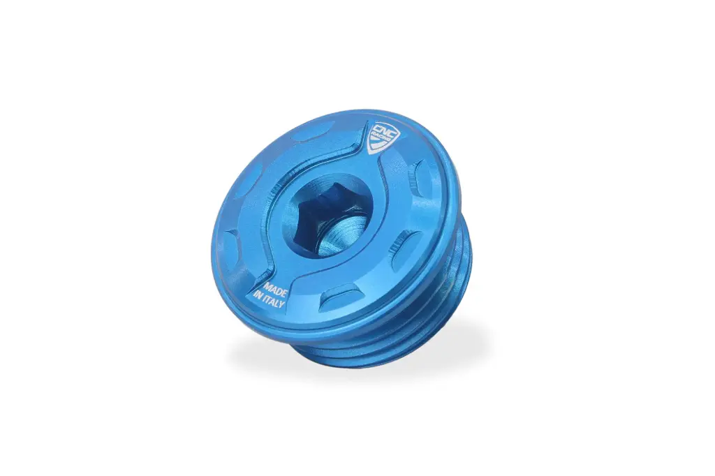 [TA301L] Tapa Aceite Cnc Racing M24x2 BMW (Azul)