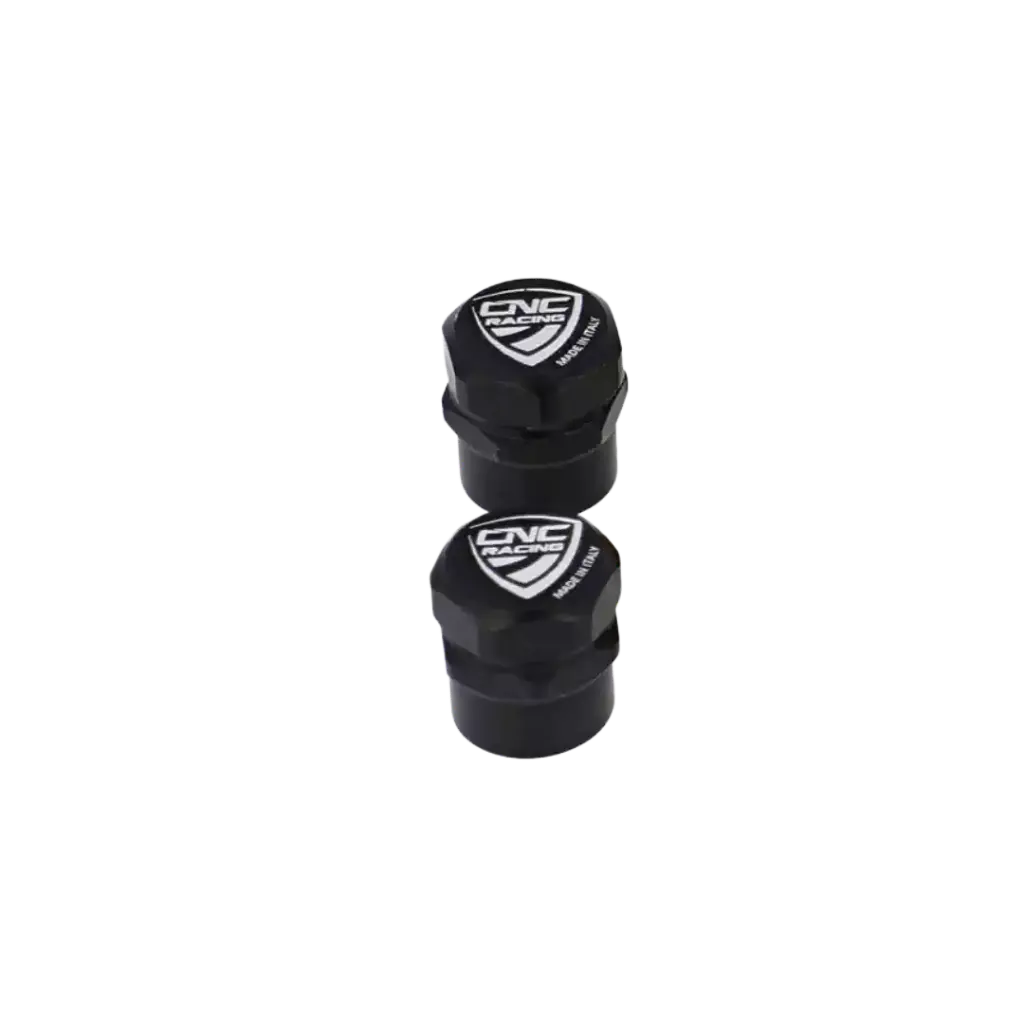 [KS252B] Kit Tapa Valvulas Rueda CNC Racing (Negro)