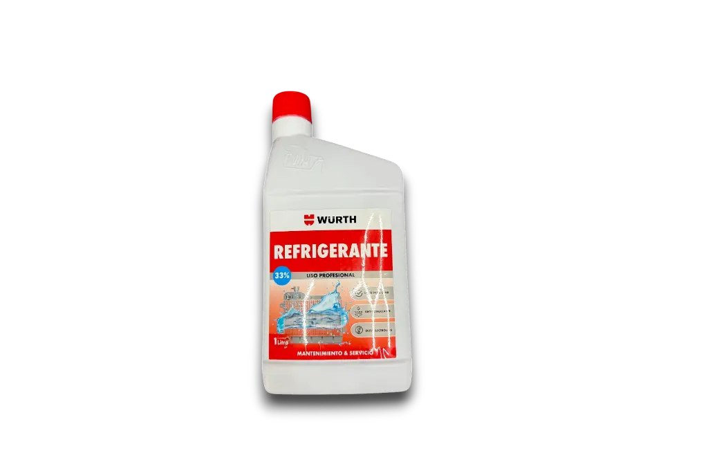 Refrigerante Anticongelante Wurth 33% Base Glicol x 1L