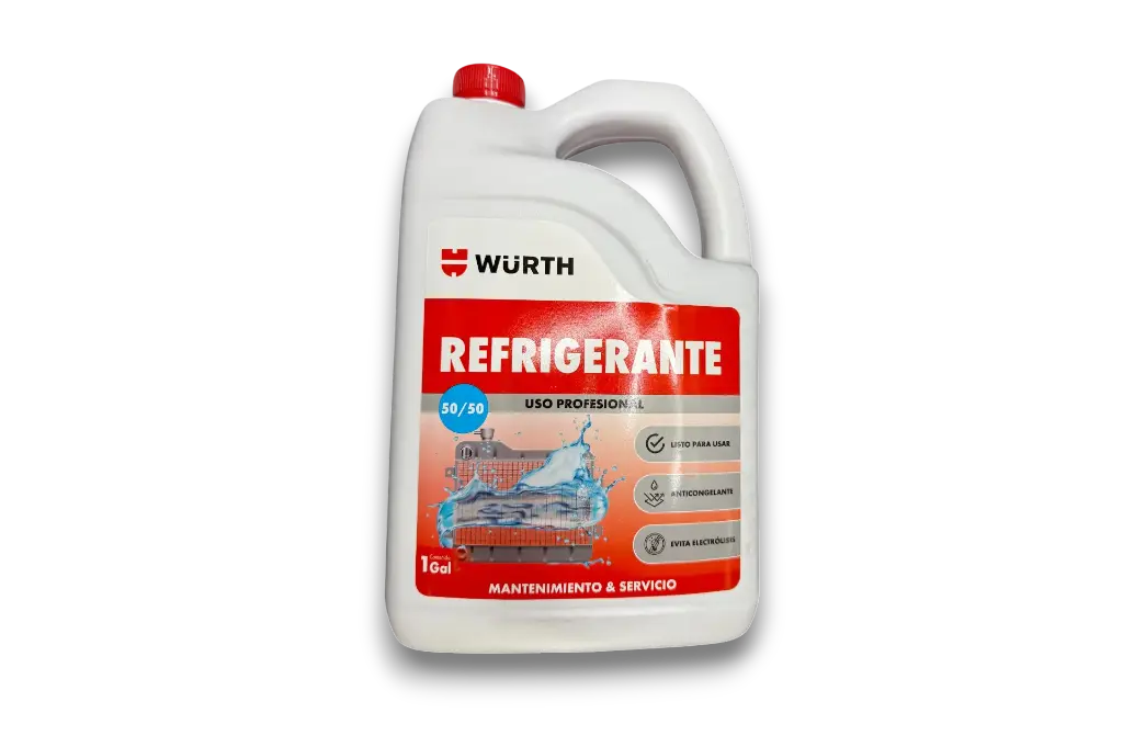 Refrigerante Anticongelante Wurth 50% Base Glicol x 1 Galon
