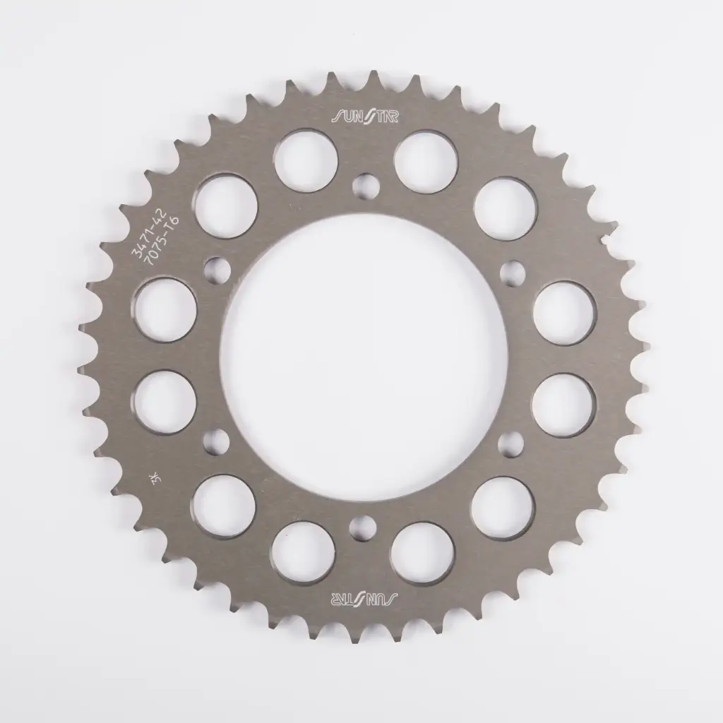 Corona 520x42 Sunstar Yamaha MT-03 / R3 / Kawasaki Versys 300 / Z300 / Z400 /Ninja 250 Aluminio