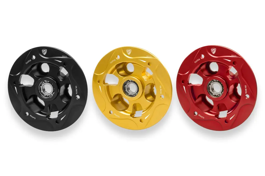 [SP200B] Plato Presion Tapa Clutch CNC Ducati Hyper C/Balinera (Negro)