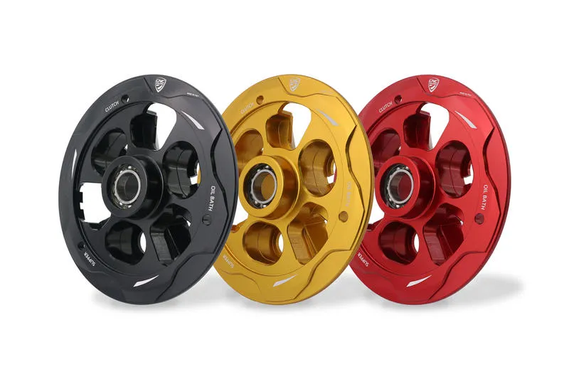[SP205B] Plato Presion Tapa CNC Ducati Panigale /937 / Multistrada C/Balinera (Negro)
