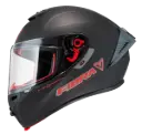 Casco Integral Fibra Giga 2 Stream Chroma Neg/Rojo