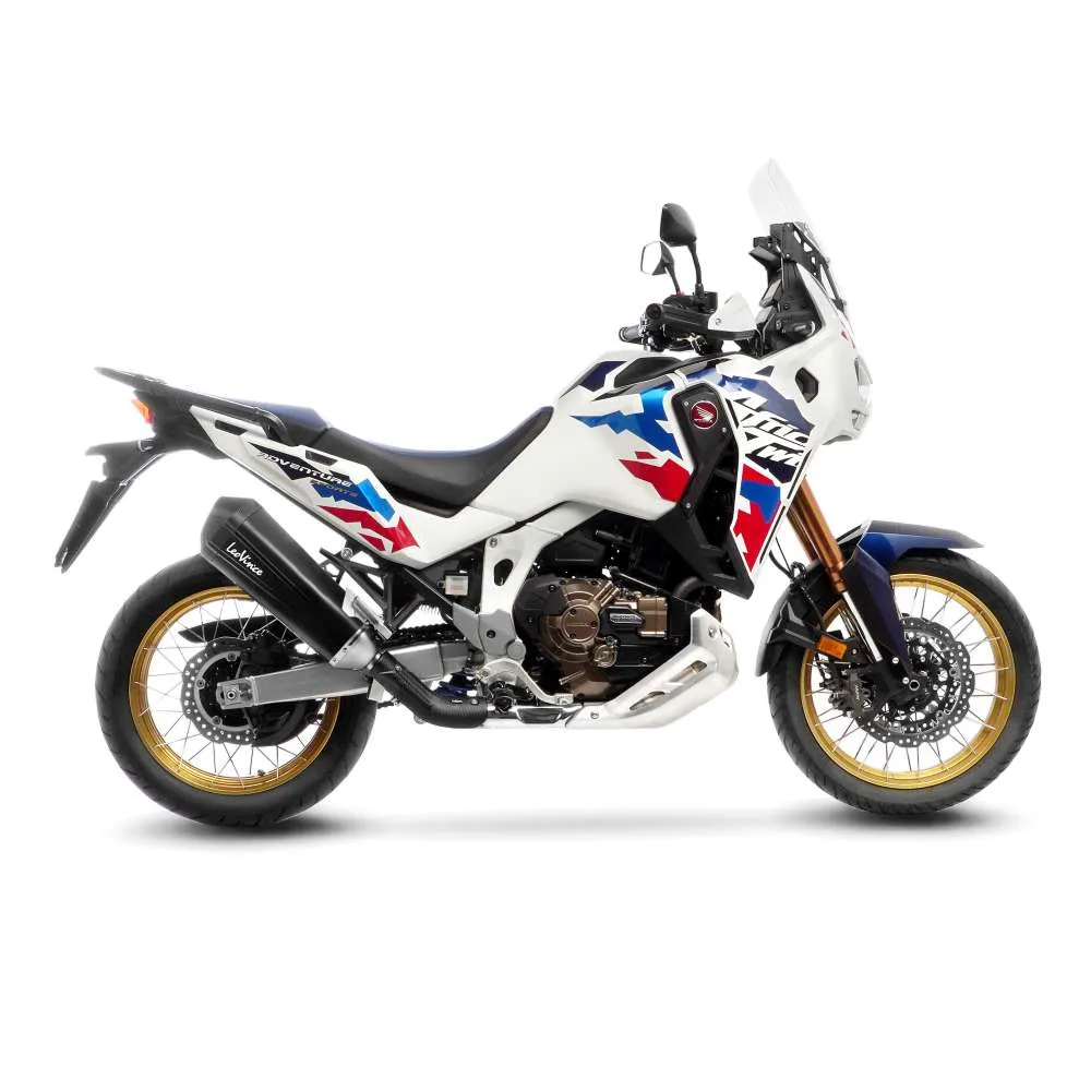Exosto Slip-On Leovince LV-12R Black Edition Honda CRF 1100 L Africa Twin