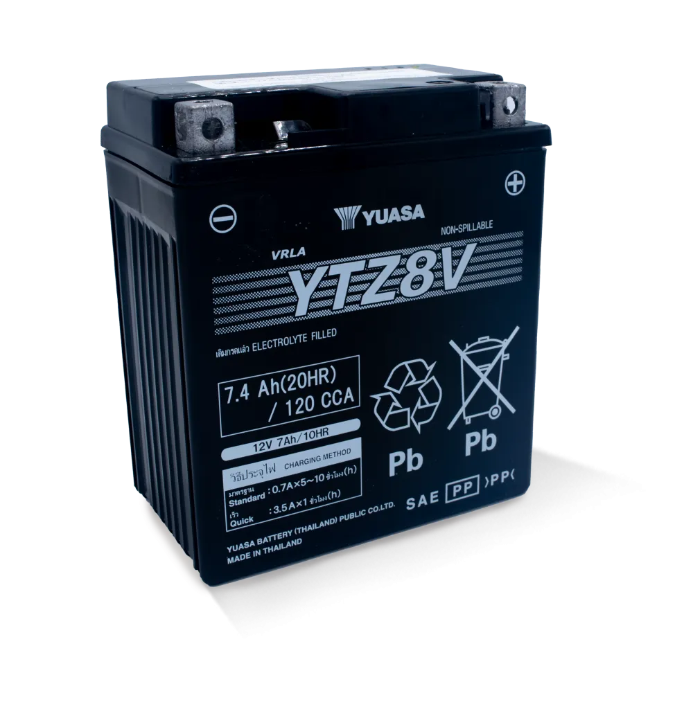 [YTZ8V] Bateria Yuasa  Honda NX500 / CB500 /ADV150 / Yamaha MT-03 / R3/ Xmax