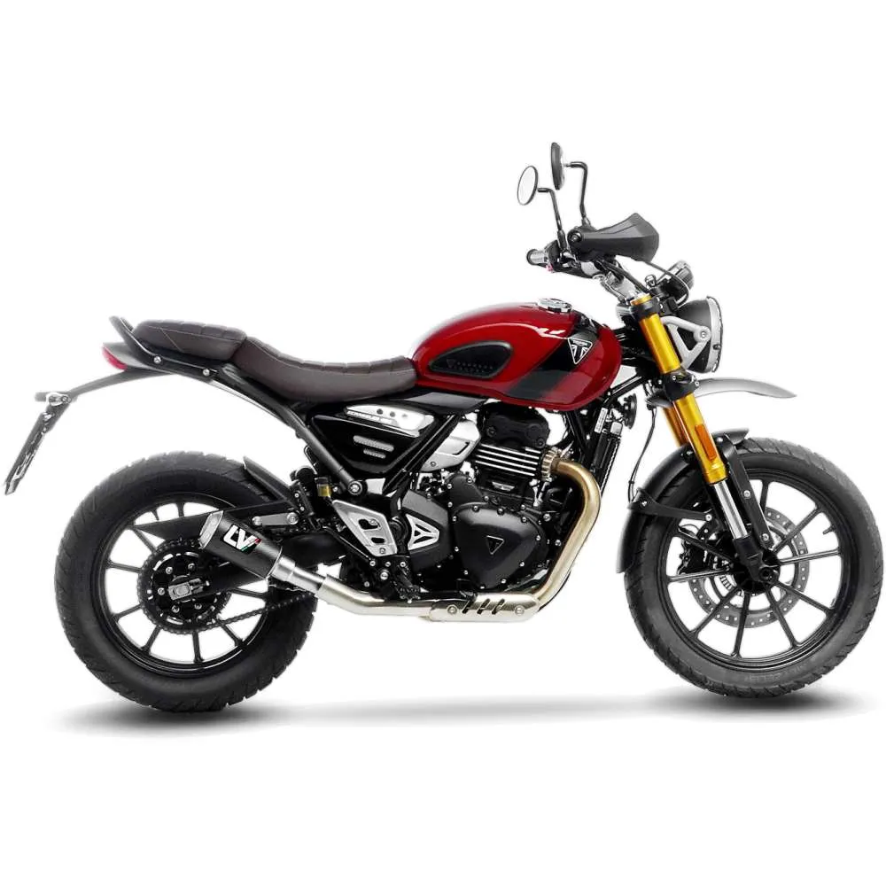 [15268CU] Exosto Slip-On Leovince LV-10 Carbono Triumph Speed 400 24