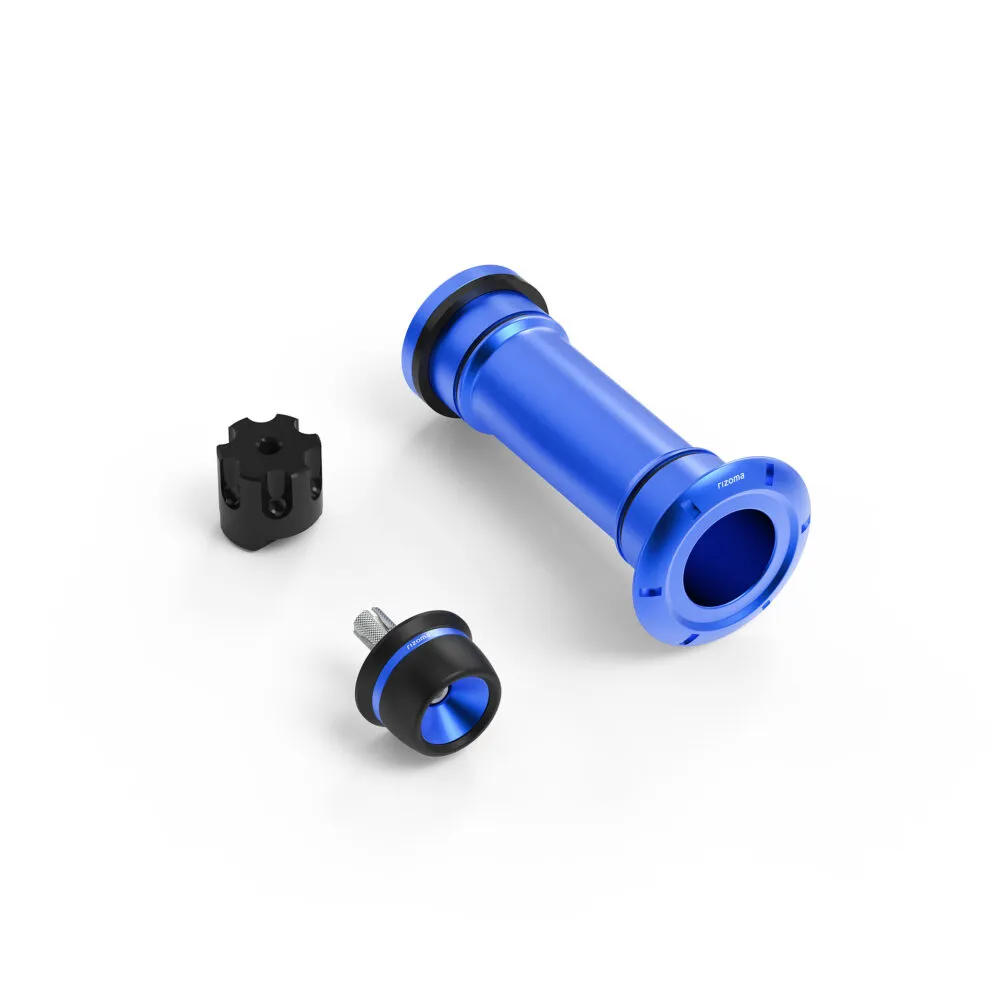 [ZBW120U] Kit Protector Cardan y Buje Rueda Rizoma BMW R1250 / R1200 (Azul)