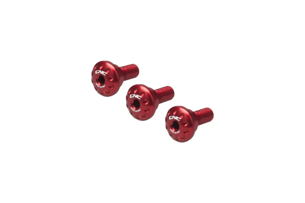 [KV329R] Kit Tornillos Cnc Guardabarros Trasero + Protector Cadena Ducati  CNC