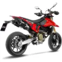 Exosto Dual Slip-on Leovince LV Pro Black Ducati Hypermotard 698 Ø54
