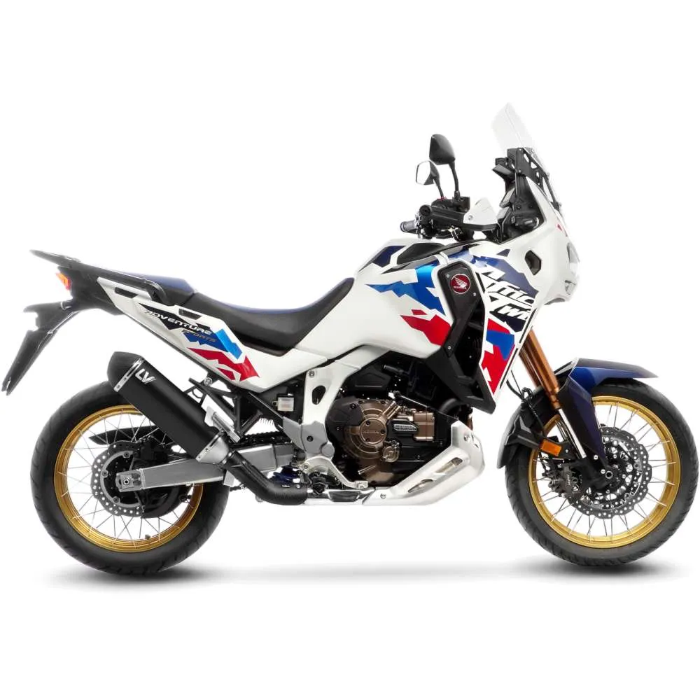 [15616BU] Exosto Slip-On Leovince LV14 Black Honda CRF 1100 Africa Twin Ø50