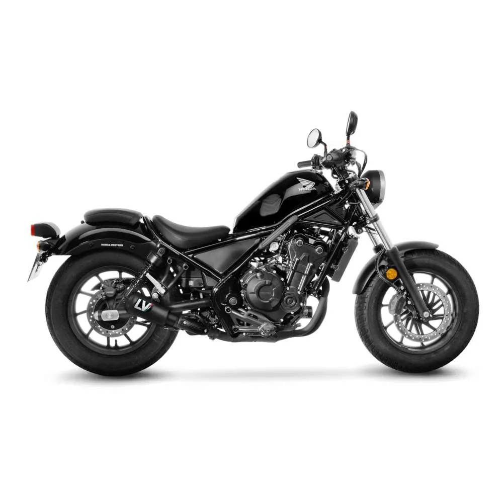 Exosto Slip-On Leovince LV10 FullBlack Honda CMX 500 Rebel Ø54