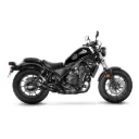 Exosto Slip-On Leovince LV10 FullBlack Honda CMX 500 Rebel Ø54