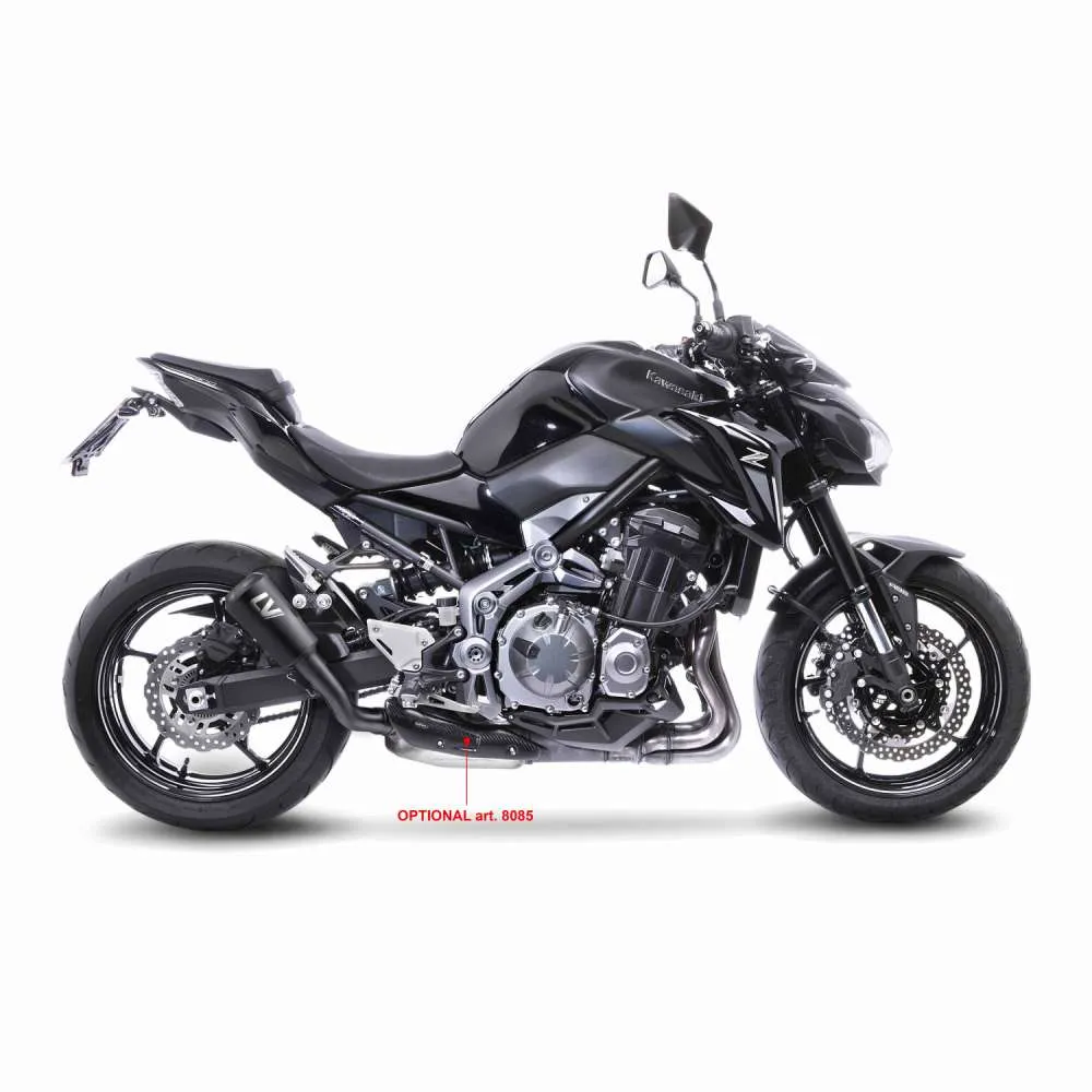 Exosto Slip-On Leovince LV10 Full Black Kawasaki Z900 Abs'18-24 Ø54