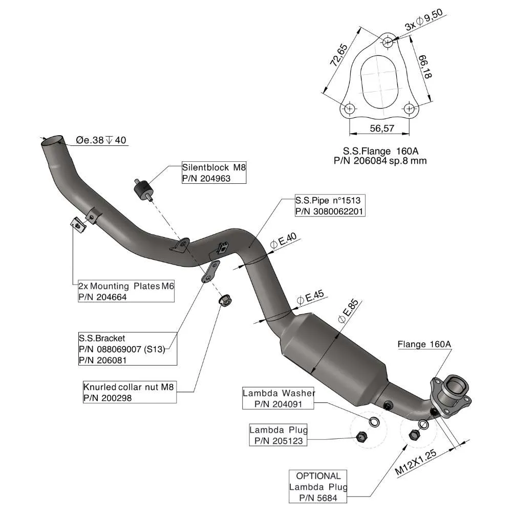 Tuberia Full System Leovince Honda X-Adv 750 No Hom