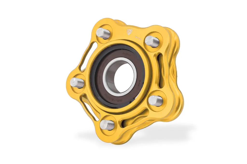 [FC253G] PortaCorona Rueda Trasera Cnc Ducati Streetfighter V4/V4S 25 / Panigale V4/V4S 25 (Dorado)