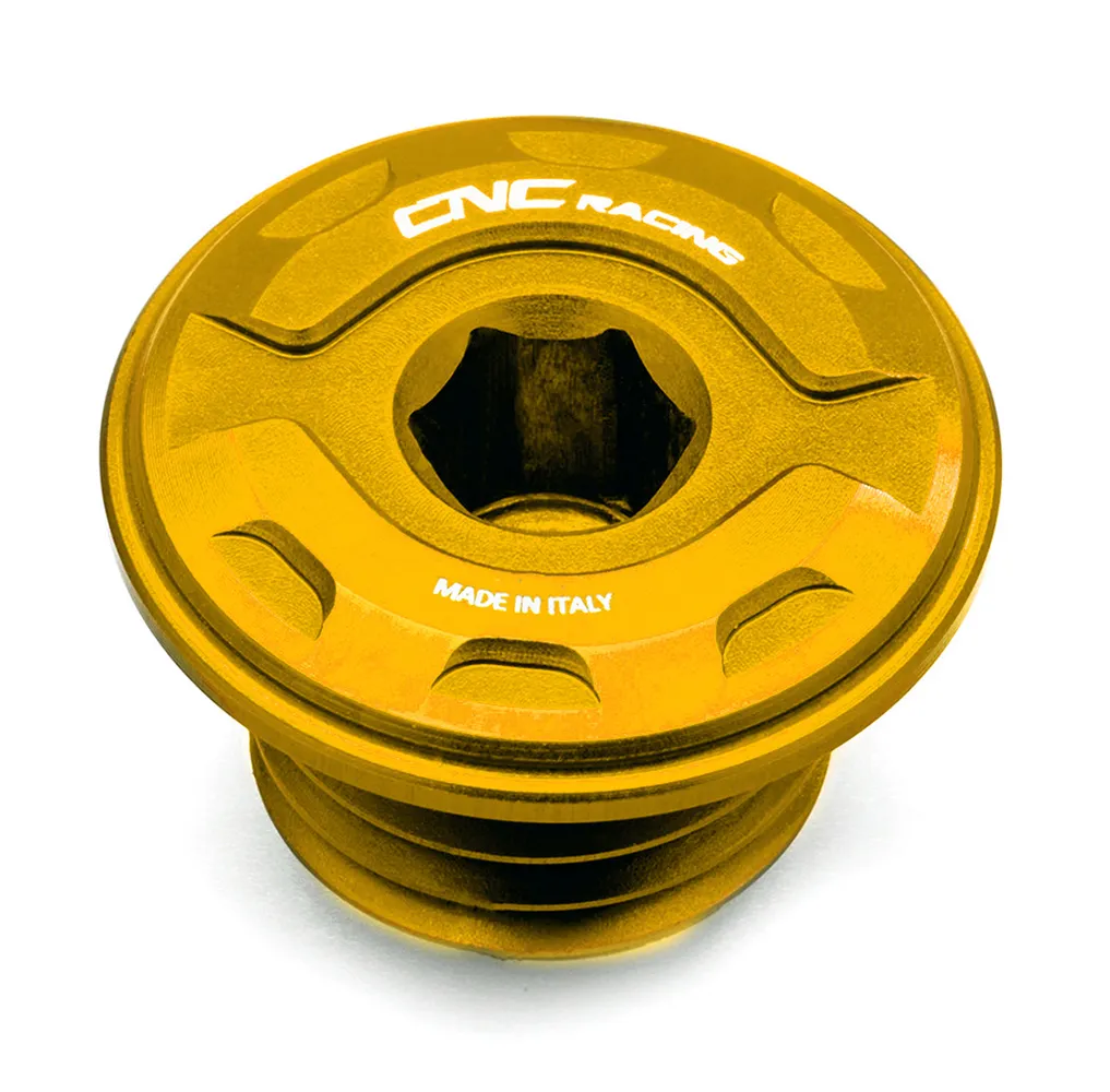 [TA201G] Tapa Aceite Cnc Racing M20x2.5 Yamaha MT-09 (Dorado)