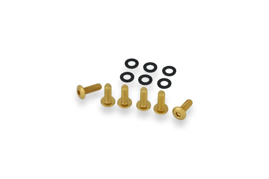 [KV435G] Tornillos Cúpula Cnc Racing Ducati Panigale V2/V4 18-24 x6 (Dorado)