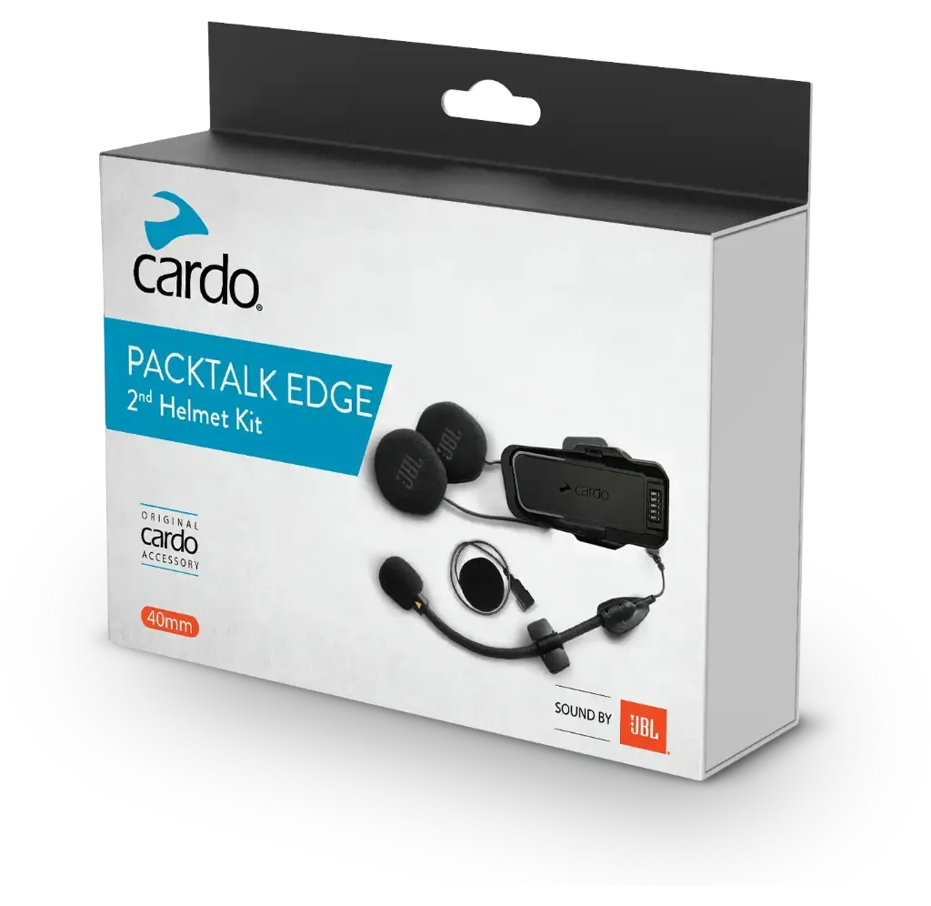 [ACC00011] Kit intercom Cardo Packtalk Edge Segundo Casco - Sonido JBL