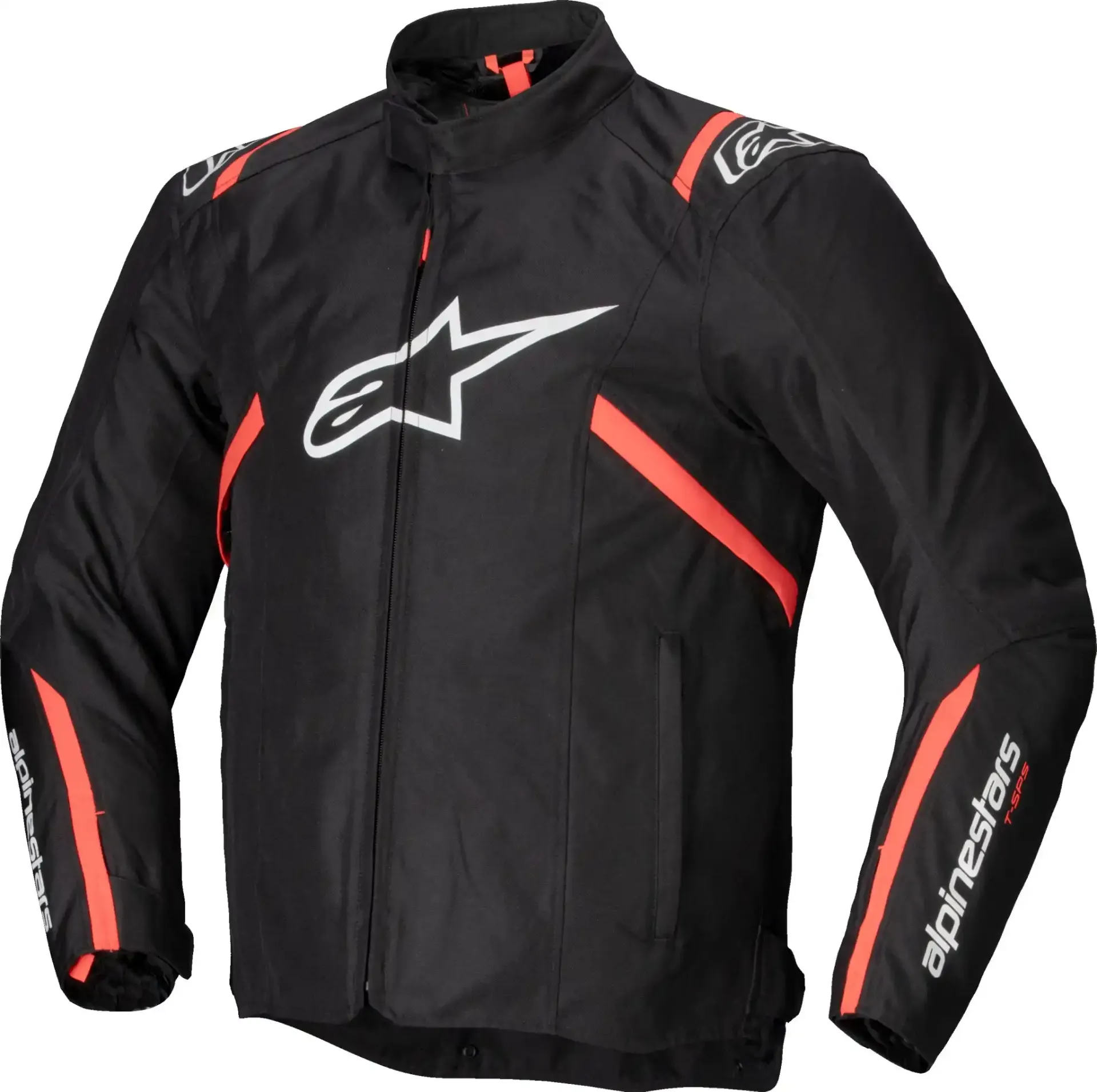 Chaqueta Alpinestars T-SPS V2 Impermeable Neg/Bco/Rojo Fluo