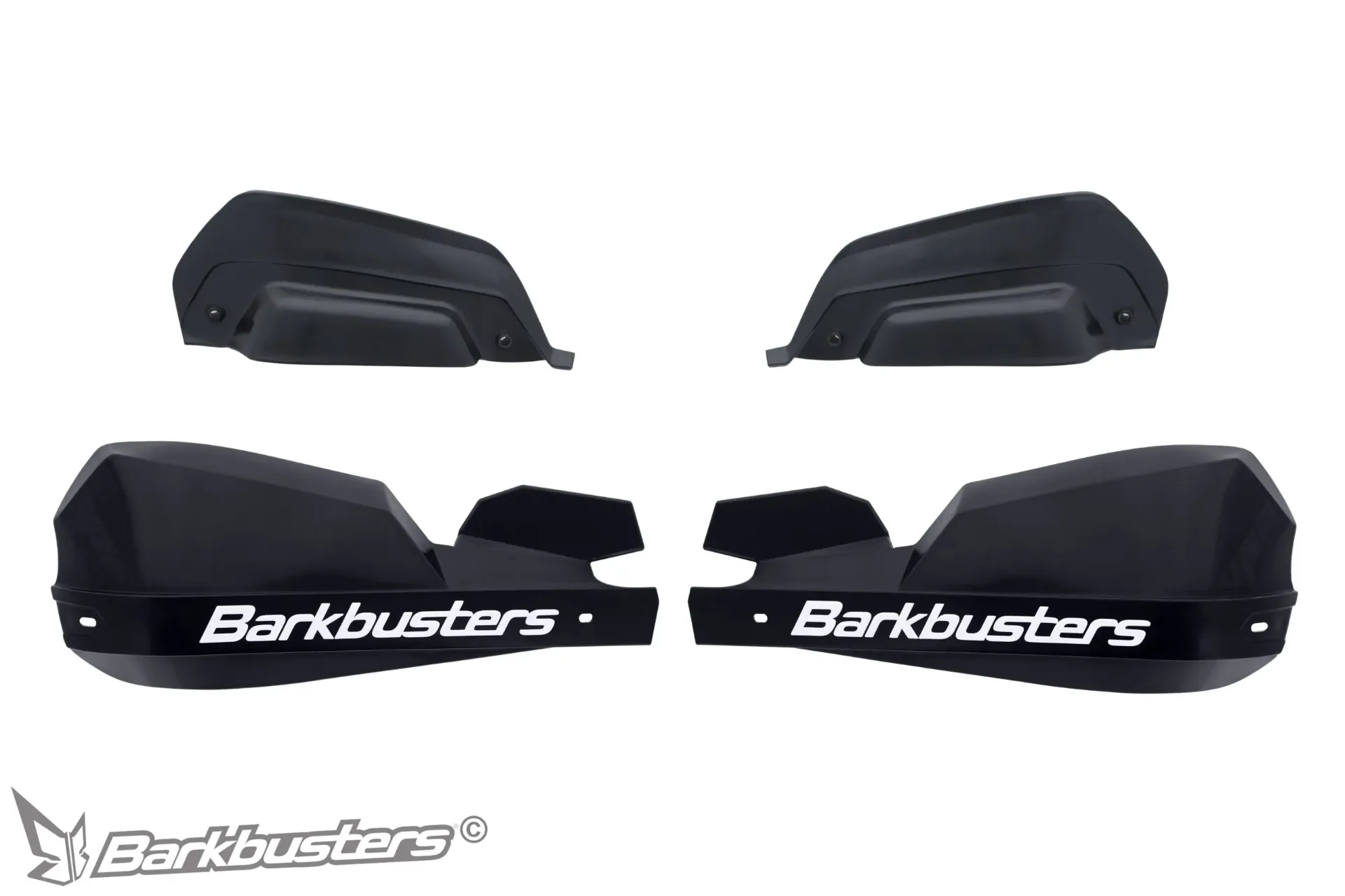 [VPS-203-00-BK] Protector Manos Barkbusters Plastico VPS Neg/Bco Solo Plastico