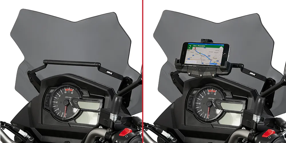 [FB3112] Barra Soporte Celular/Carplay / S902A /S920M / S920L Suzuki V-strom 650