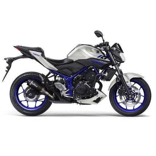 [14125E] Exosto Slip-On Leovince Lv Pro Yamaha YZF MT-25 R25 R3 Carbono