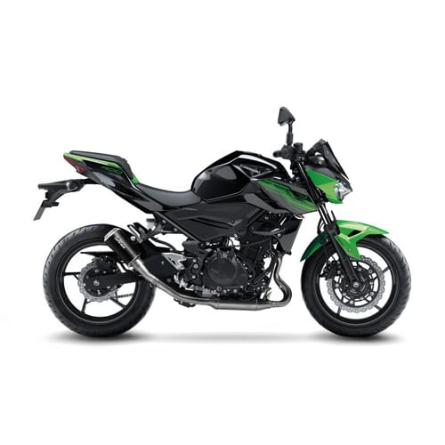 [15218B] Exosto slip-on Leovince LV10 Kawasaki Ninja 400 '18 Black