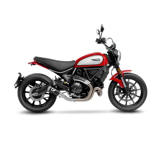 [15250C] Exosto Slip-on Leovince LV10 Carbon Ducati Scrambler 800 icon Dark