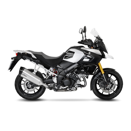 [15304] Exosto Slip-on Leovince LV-12 Inox Suzuki V-strom 1000 Abs/ XT