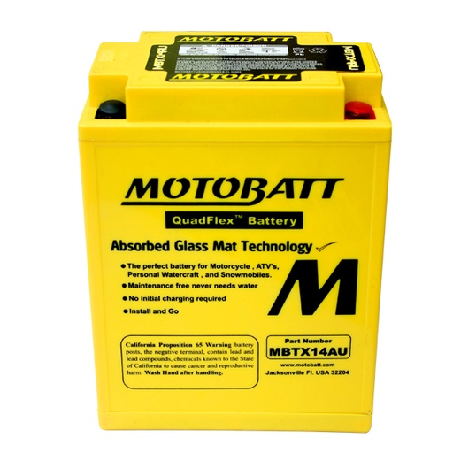 [MBTX14AU] Bateria Motobatt Klr650