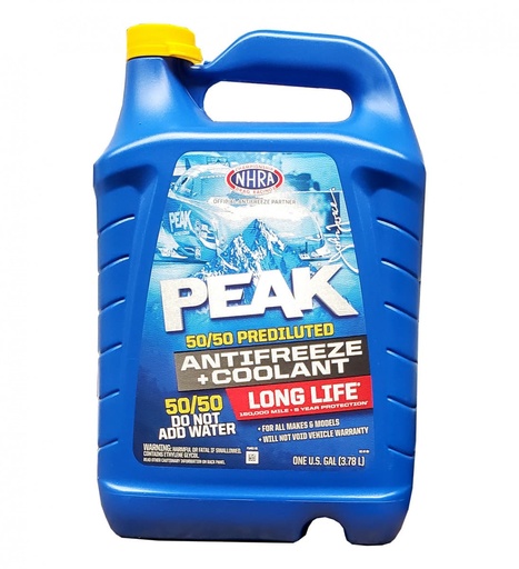 [PREBR3] Liquido Refrigerante Peak Long Life 50% Rojo 1gl