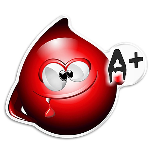 [SA03P] Sticker Casco Tipo Sangre A+