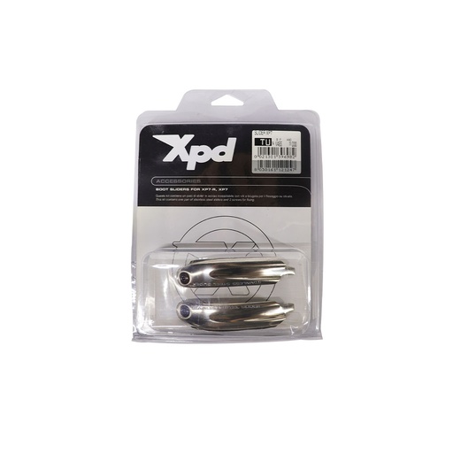 [V46S-000] Sliders Botas XPD XP7 Par en Acero