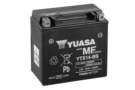 [YTX14-BS-WC] Bateria Yuasa Pila BMW F700/F800