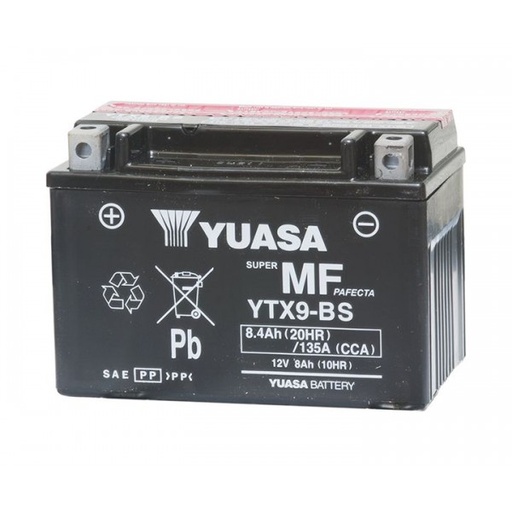 [YTX9-BS] Bateria Yuasa BMW S1000 XR / GSR 600 / DR 650 / GSF 650 BANDIT / XF 650 FREEWIND / LTZ 400 QUAD SPORT / XR650L / TRX 250 / TRX 400X /