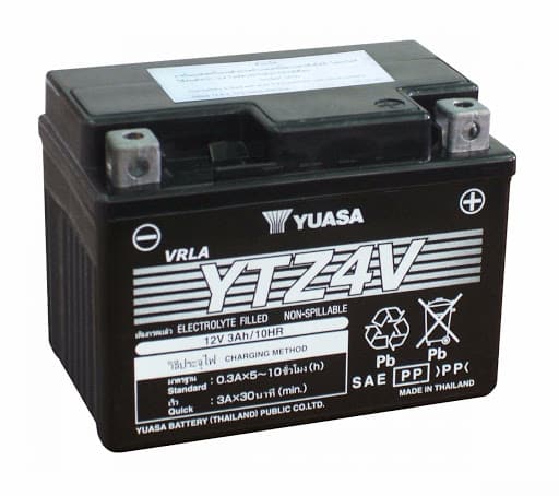 [YTZ4V] Bateria Yuasa YTZ4V Tipo Wet