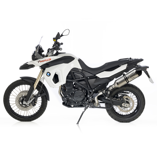 [8287E] Exosto Slip-on Leovince LV One Evo BMW F800GS ie10 Inox