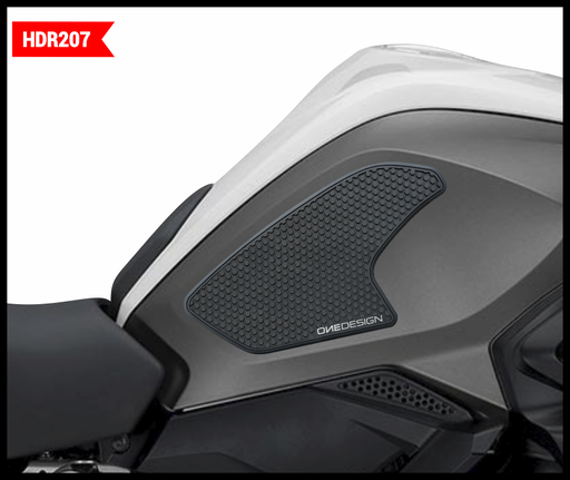 [HDR207] Protectores de Tanque Laterales OneDesign HDR BMW R1200GS 2013/2018 Negro